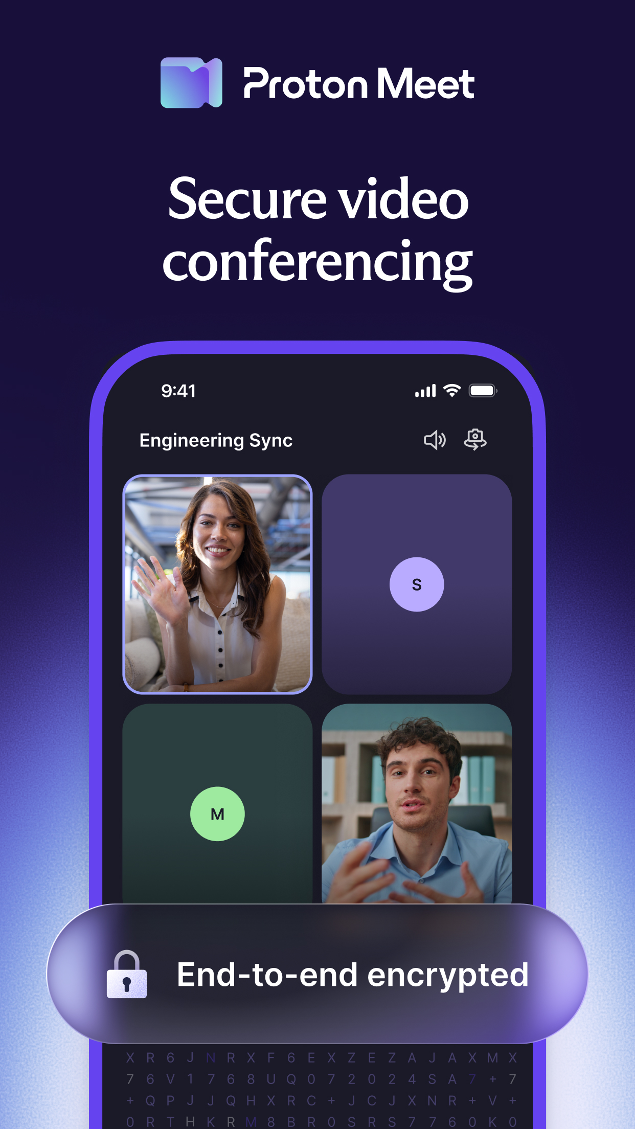اسکرین شات 1 برنامه Proton Meet: Secure Meetings