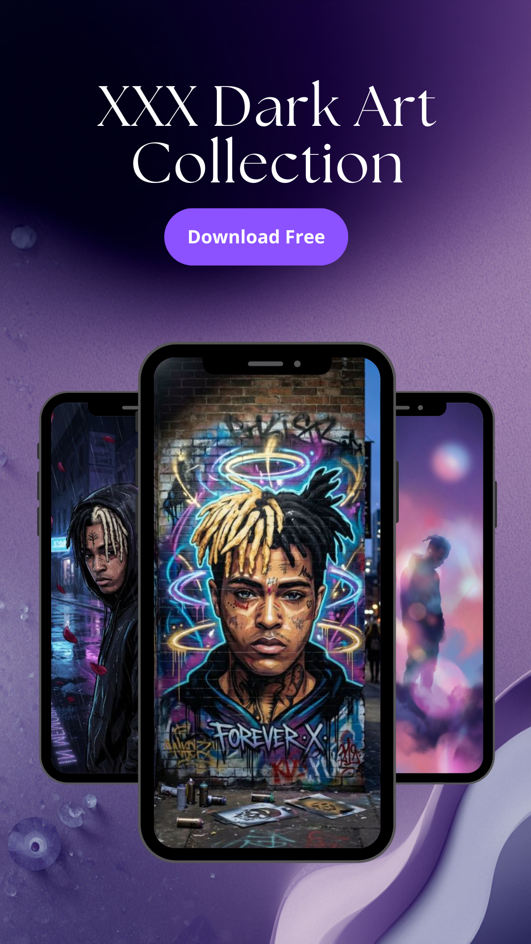 اسکرین شات 2 برنامه XXXTentacion Wallpaper 4K HD