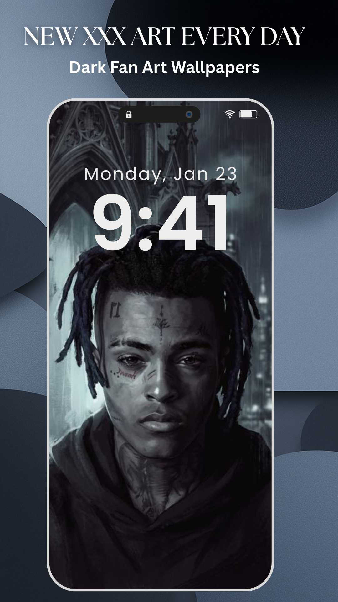اسکرین شات 1 برنامه XXXTentacion Wallpaper 4K HD