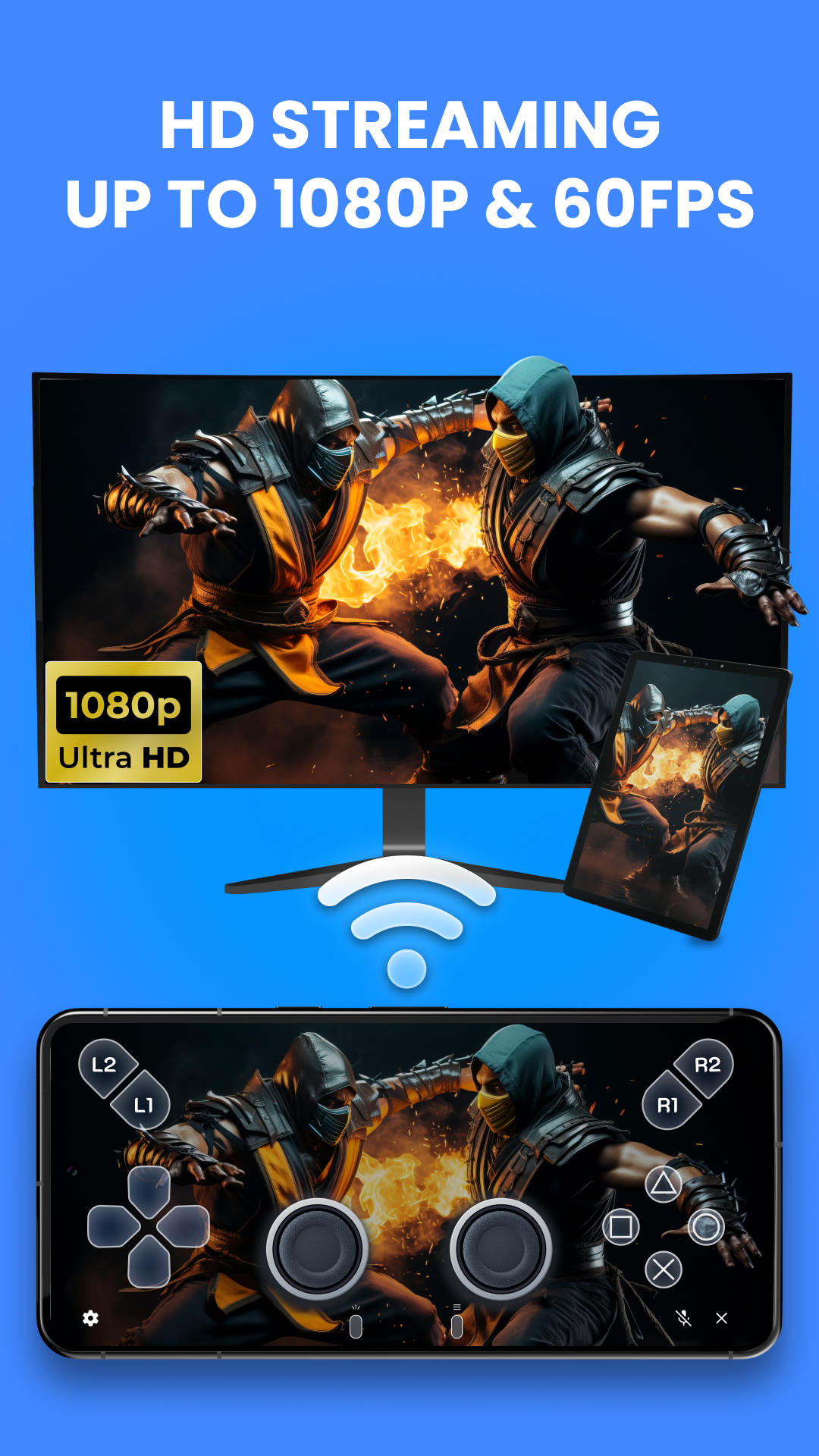 اسکرین شات 5 برنامه PS Remote Play Controller