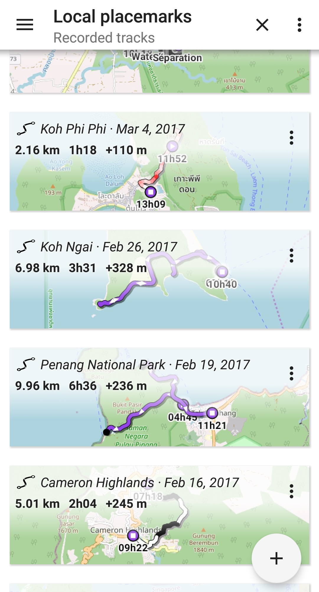 اسکرین شات 7 برنامه AlpineQuest Explorer Lite
