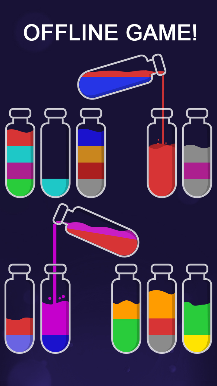 اسکرین شات 6 بازی Color Sort Puzzle-Puzzle Game