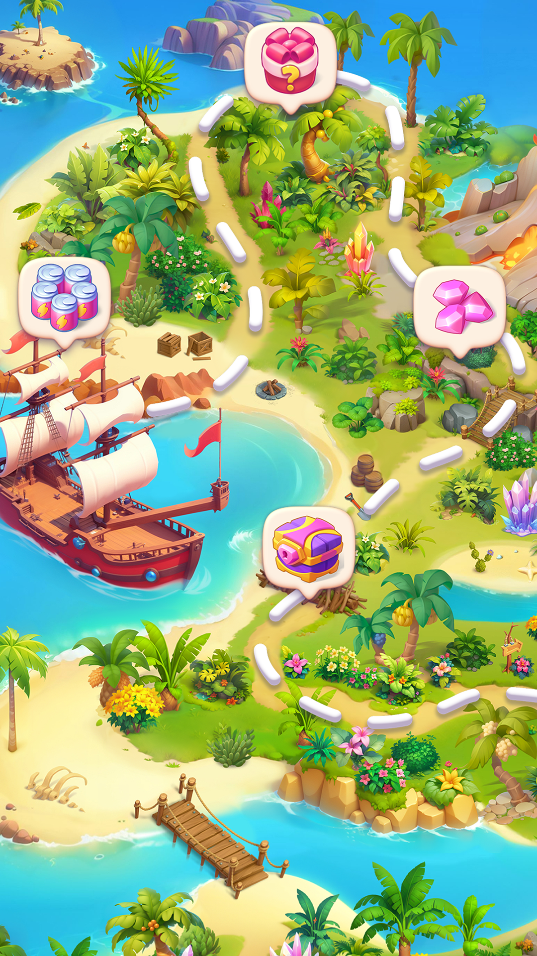 اسکرین شات 2 بازی Merge Adventure: Travel Games