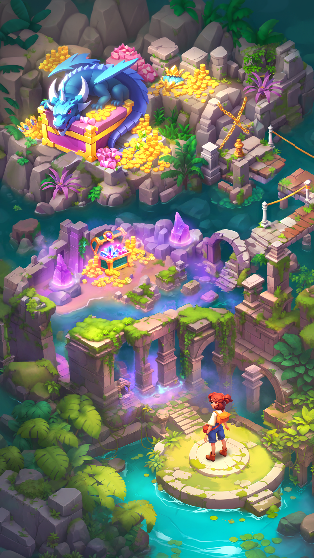 اسکرین شات 4 بازی Merge Adventure: Travel Games