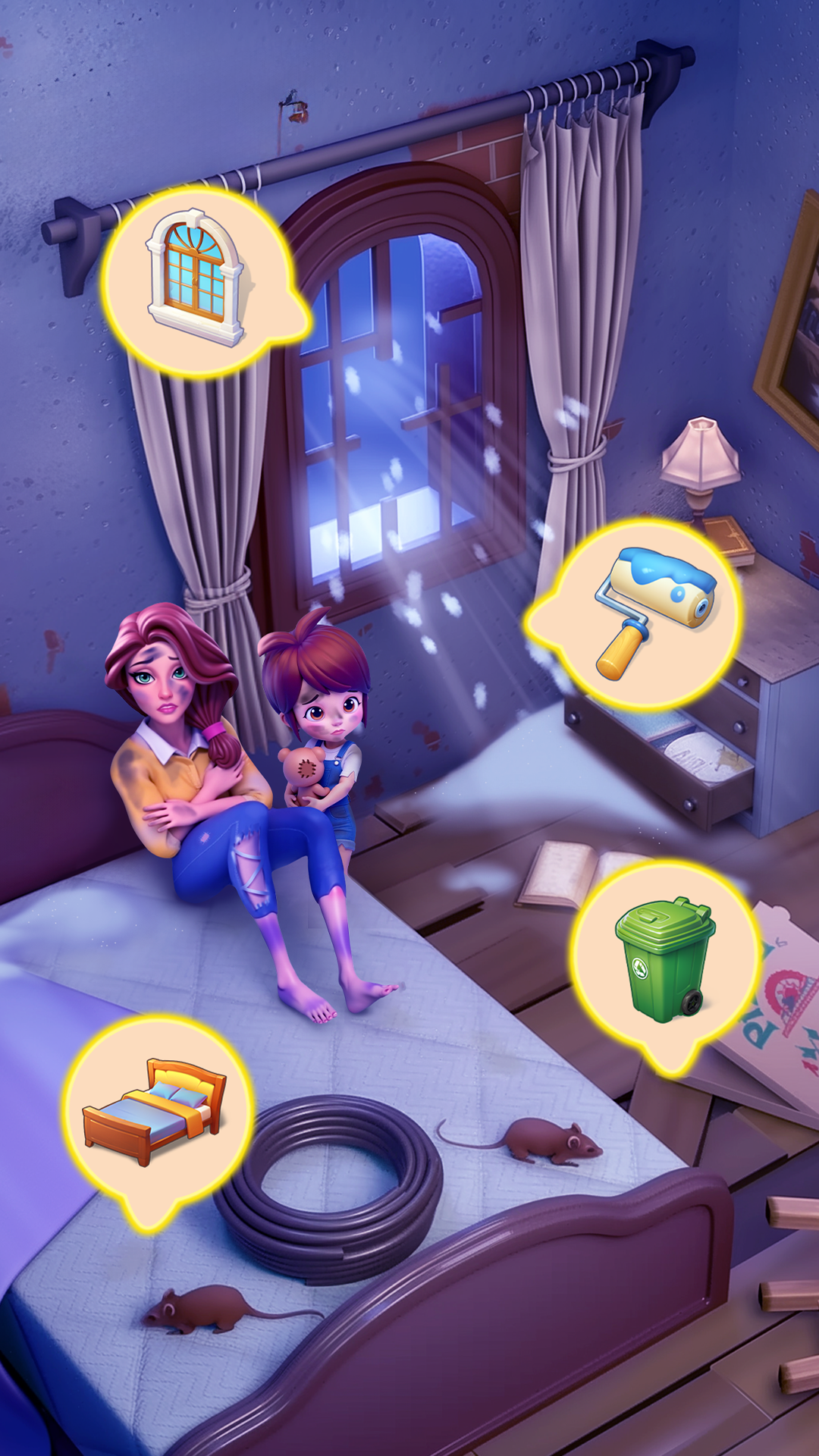 اسکرین شات 4 بازی Merge Hotel Empire-Design Game