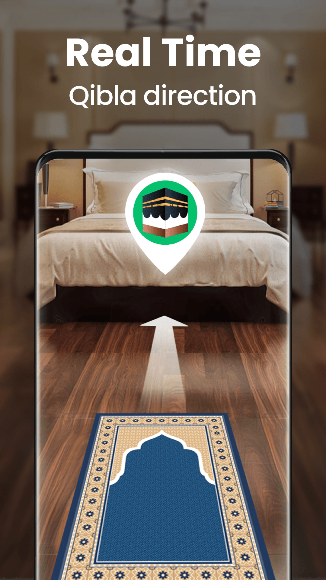 اسکرین شات 1 برنامه Qibla Compass