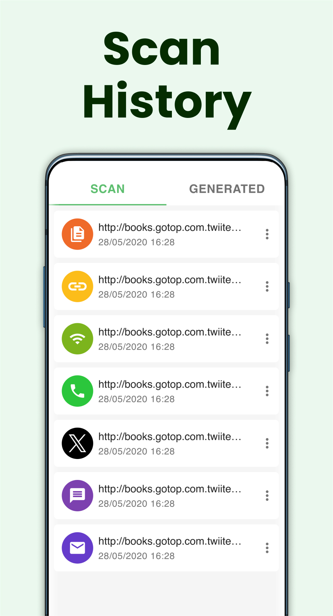 اسکرین شات 8 برنامه QR Code Scanner & QR Reader