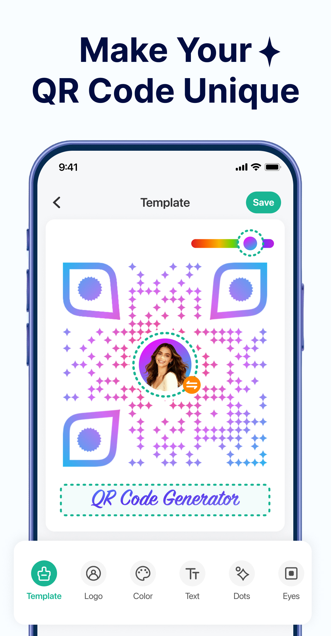 اسکرین شات 2 برنامه QR Code Generator - QRHyper