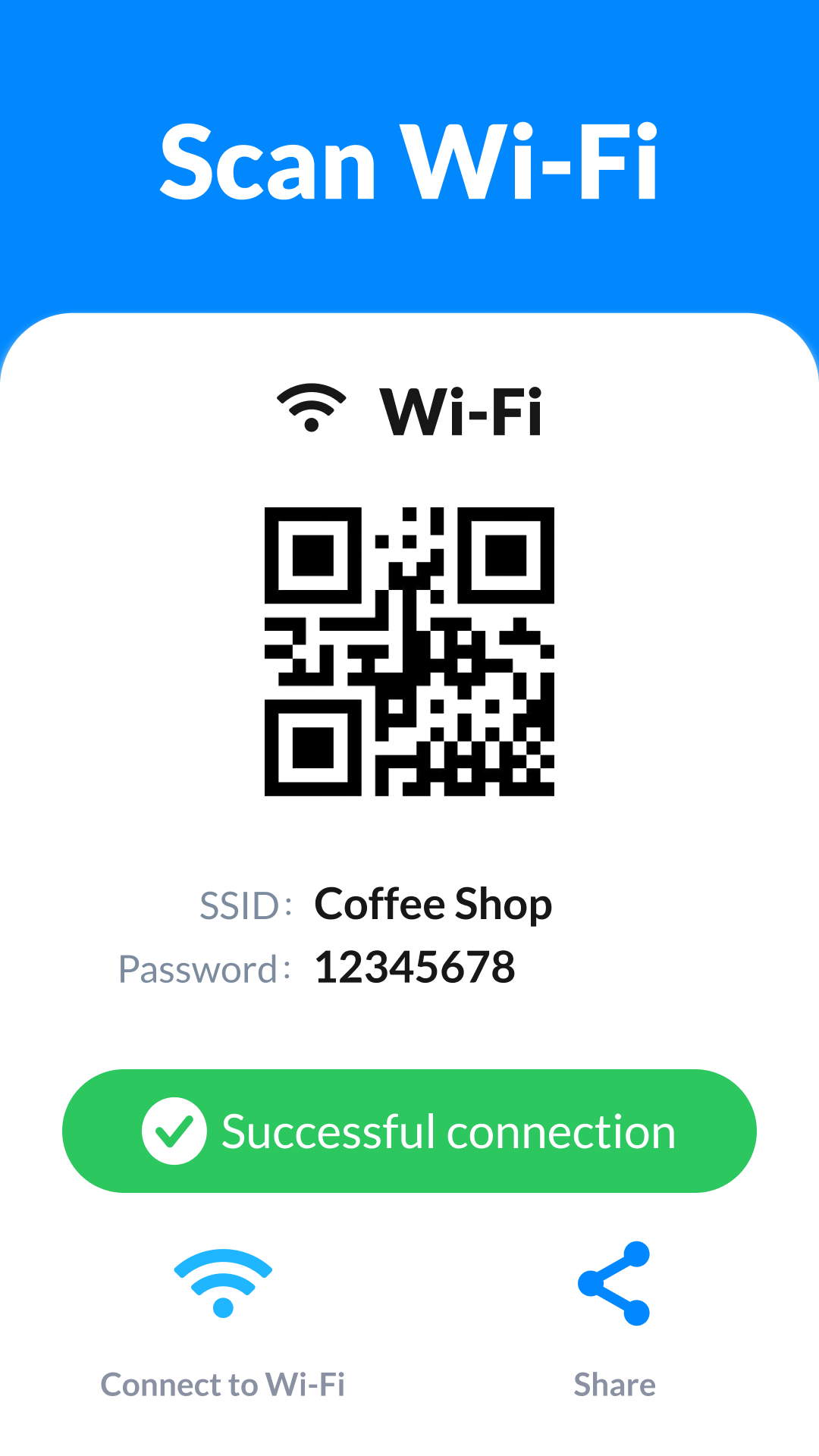 اسکرین شات 5 برنامه QR Code Scanner & Scanner App