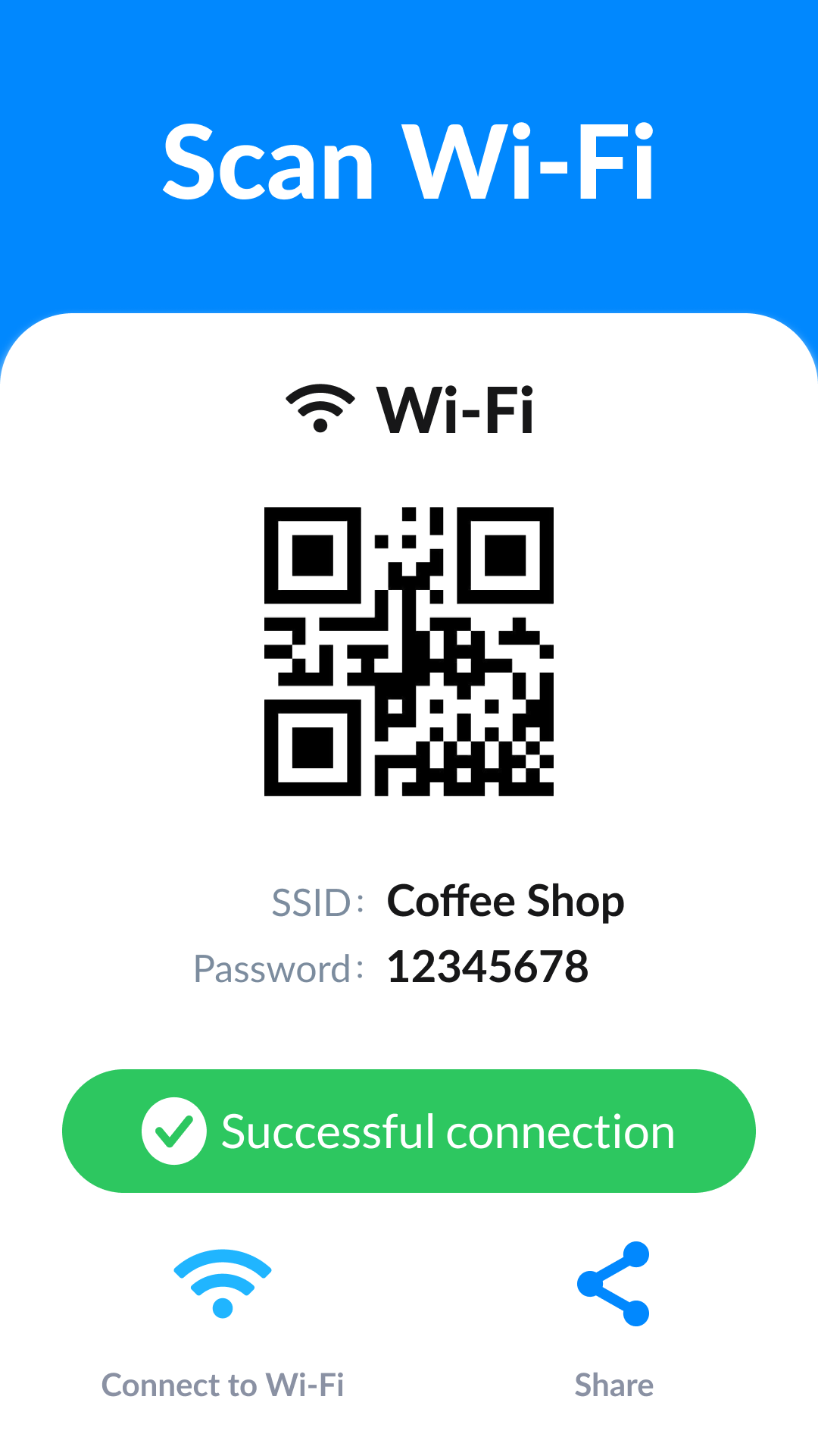 اسکرین شات 5 برنامه QR Code Scanner & Scanner App