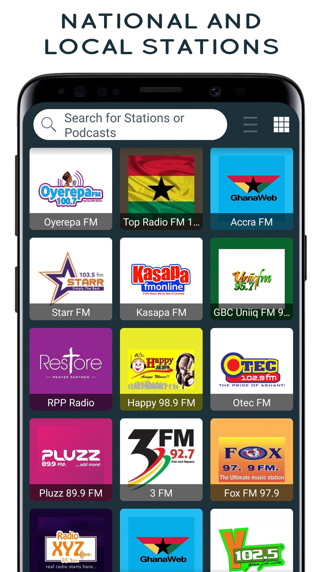 اسکرین شات 5 برنامه Radio Ghana FM - Online Radio