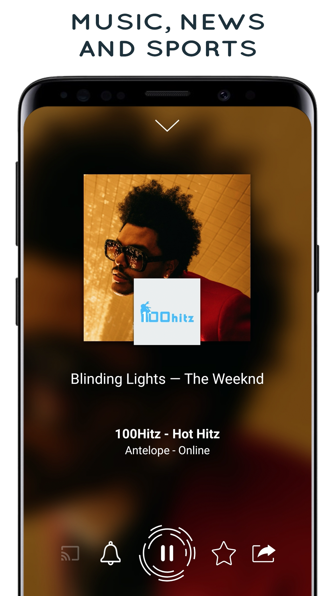 اسکرین شات 2 برنامه Radio USA - Live Radio FM / AM