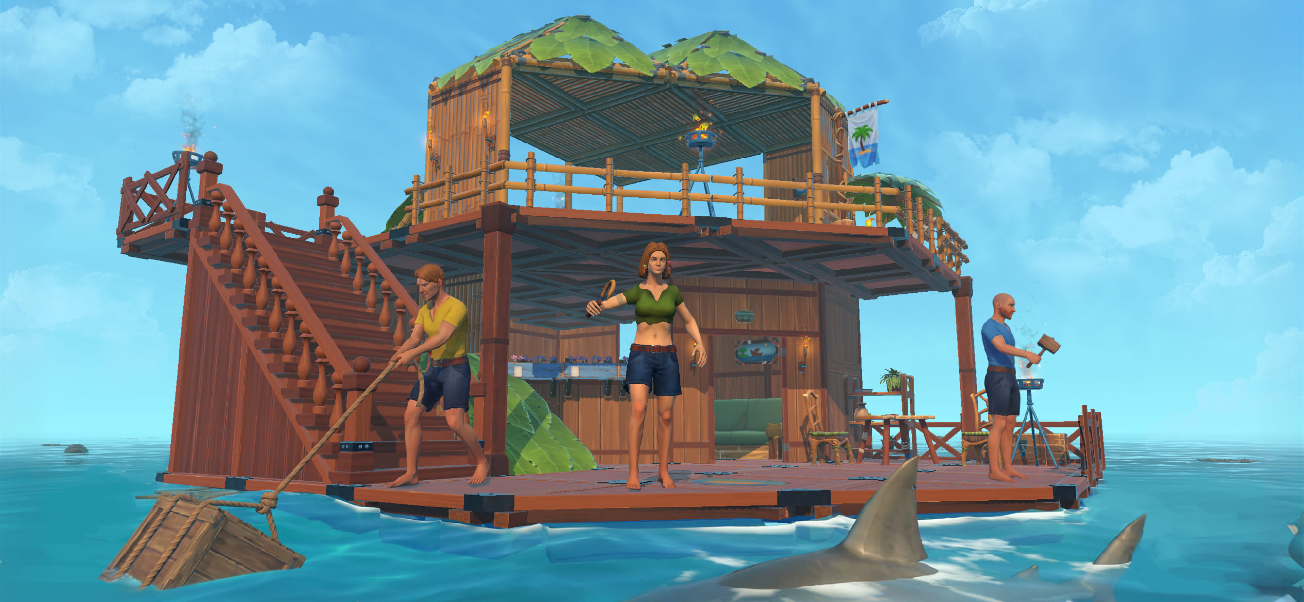 اسکرین شات 6 بازی Raft® Multiplayer: Survival