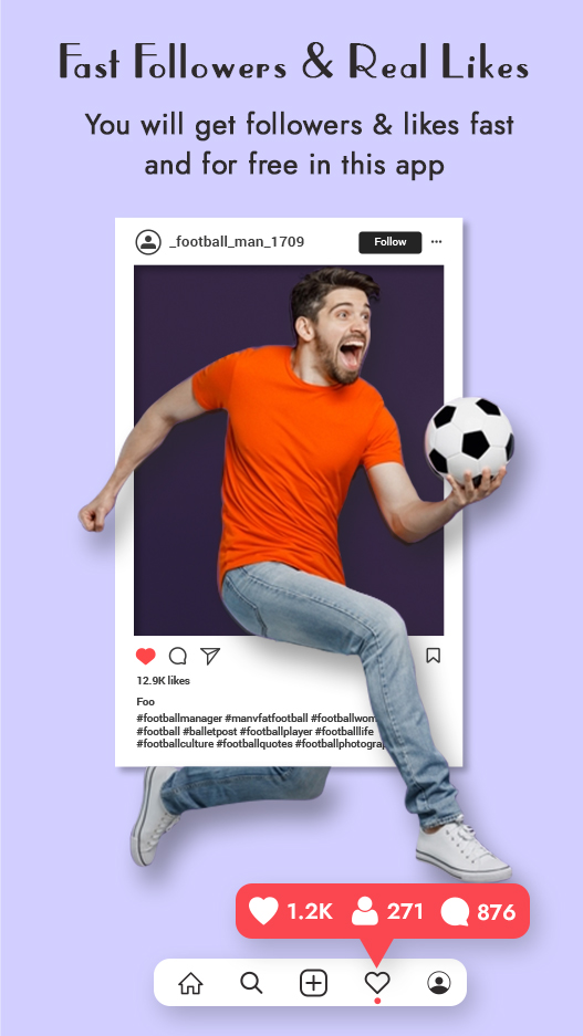 اسکرین شات 5 برنامه Get Real Followers & Likes