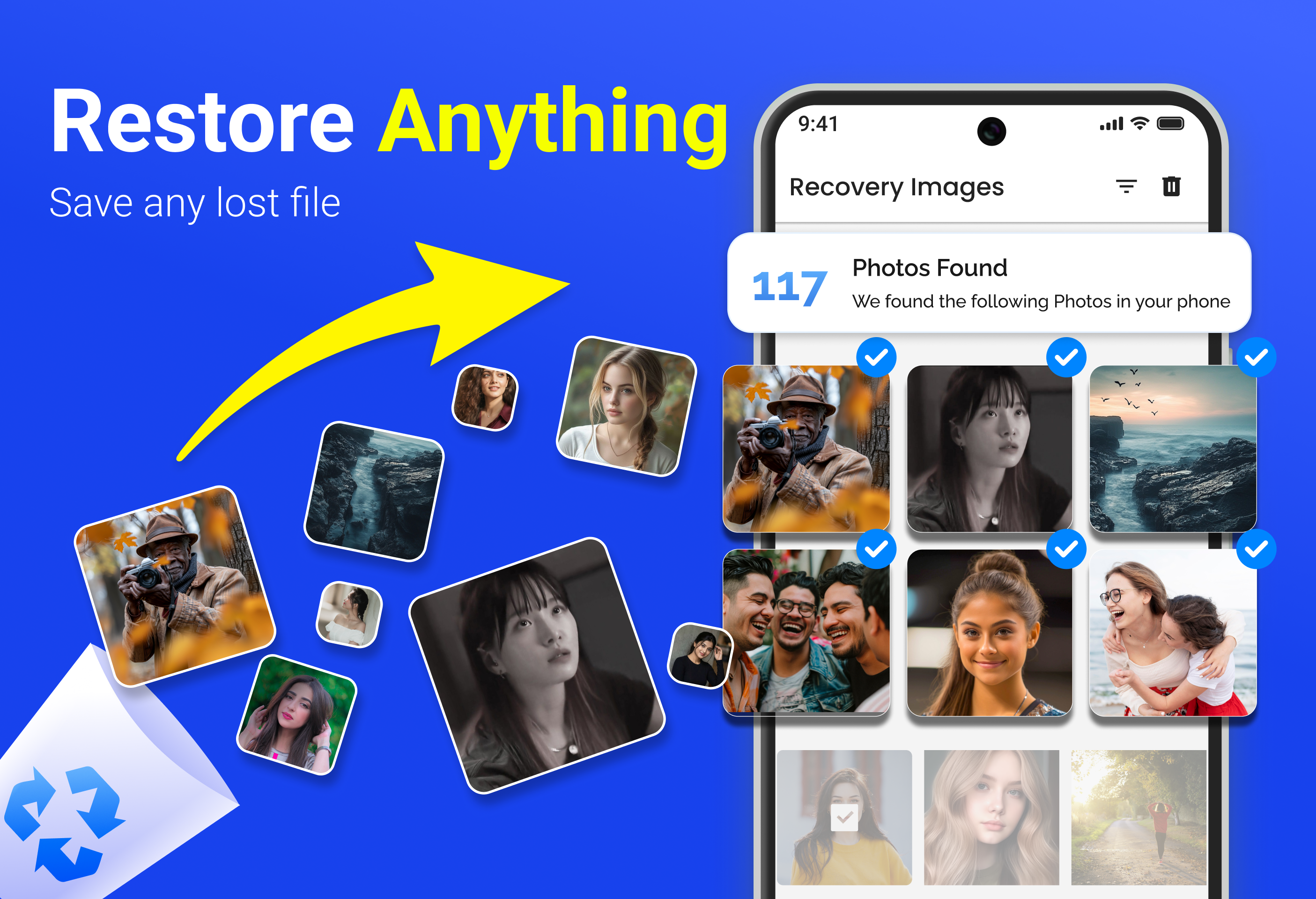 اسکرین شات 2 برنامه Photo Recovery - Data Recovery