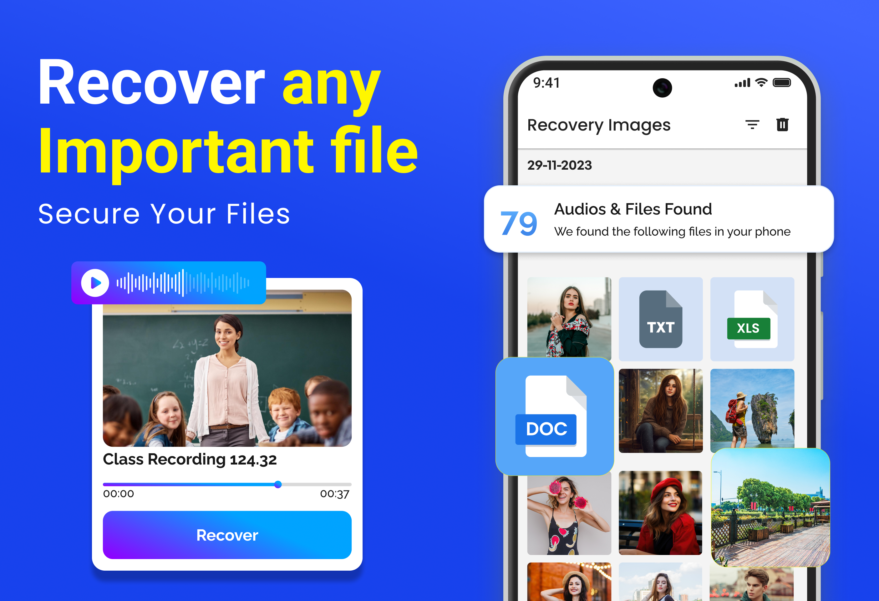 اسکرین شات 4 برنامه Photo Recovery - Data Recovery
