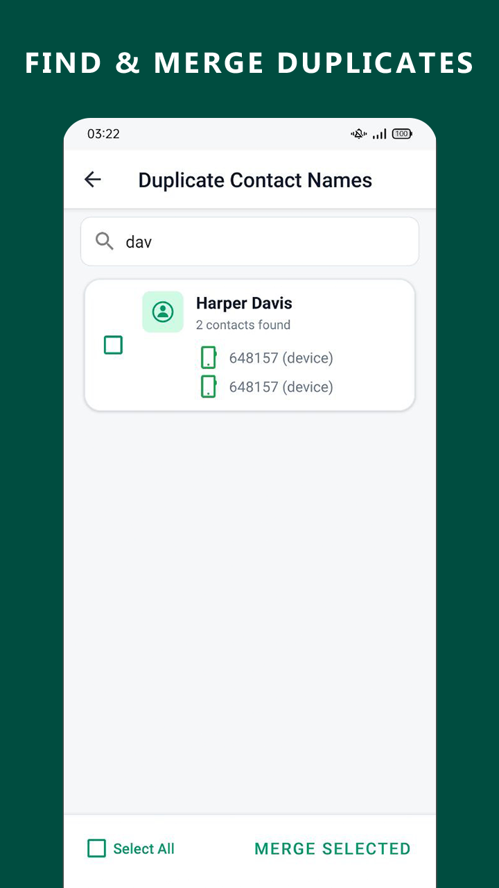 اسکرین شات 7 برنامه Restore Deleted Contacts