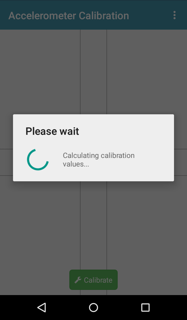 اسکرین شات 4 برنامه Accelerometer Calibration