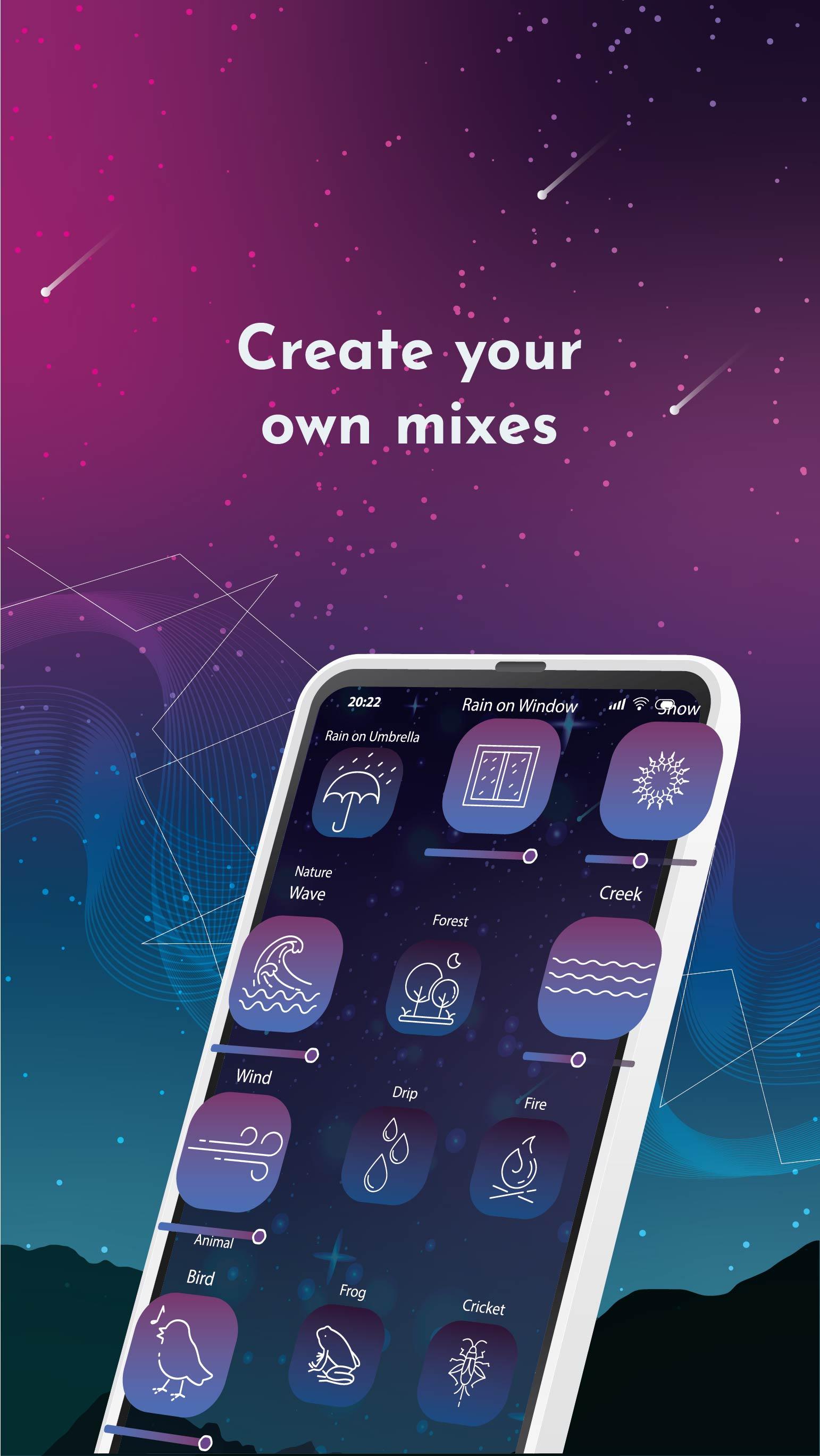 اسکرین شات 3 برنامه Sleep Sounds - sleep melodies