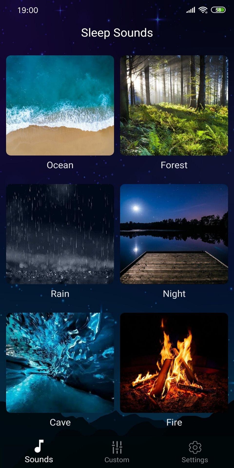 اسکرین شات 6 برنامه Sleep Sounds - sleep melodies