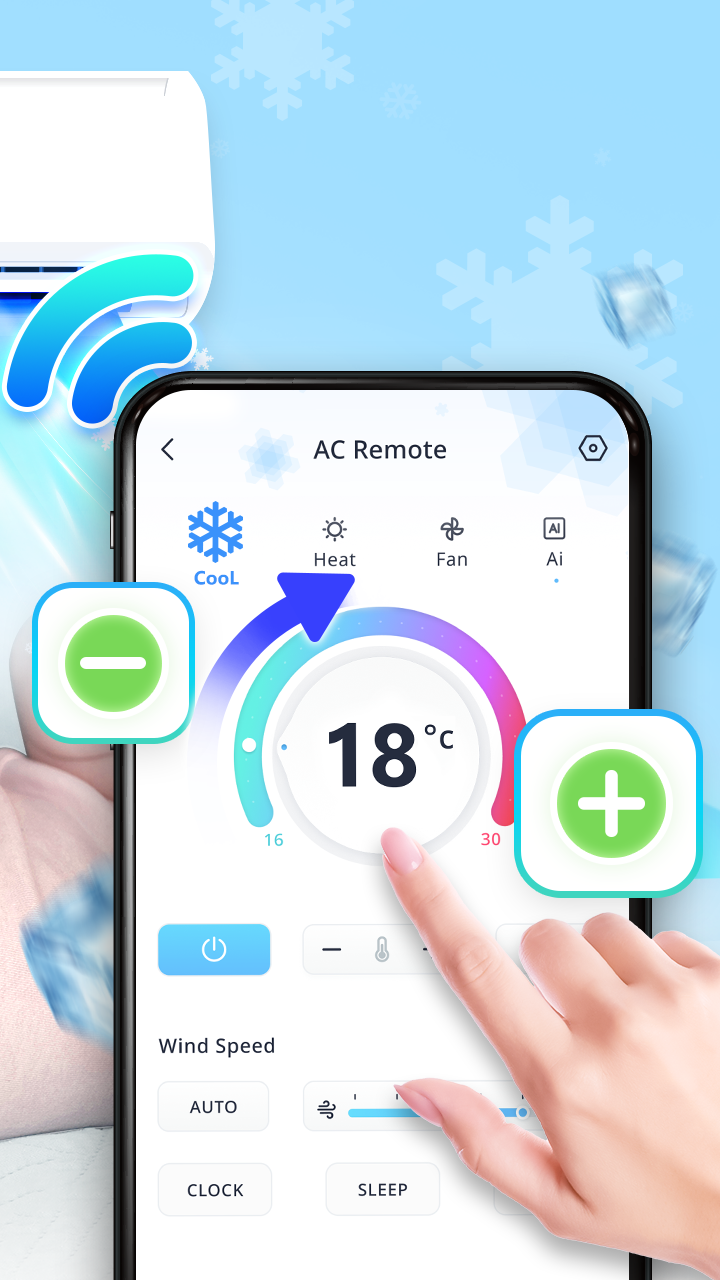 اسکرین شات 2 برنامه Universal AC remote control