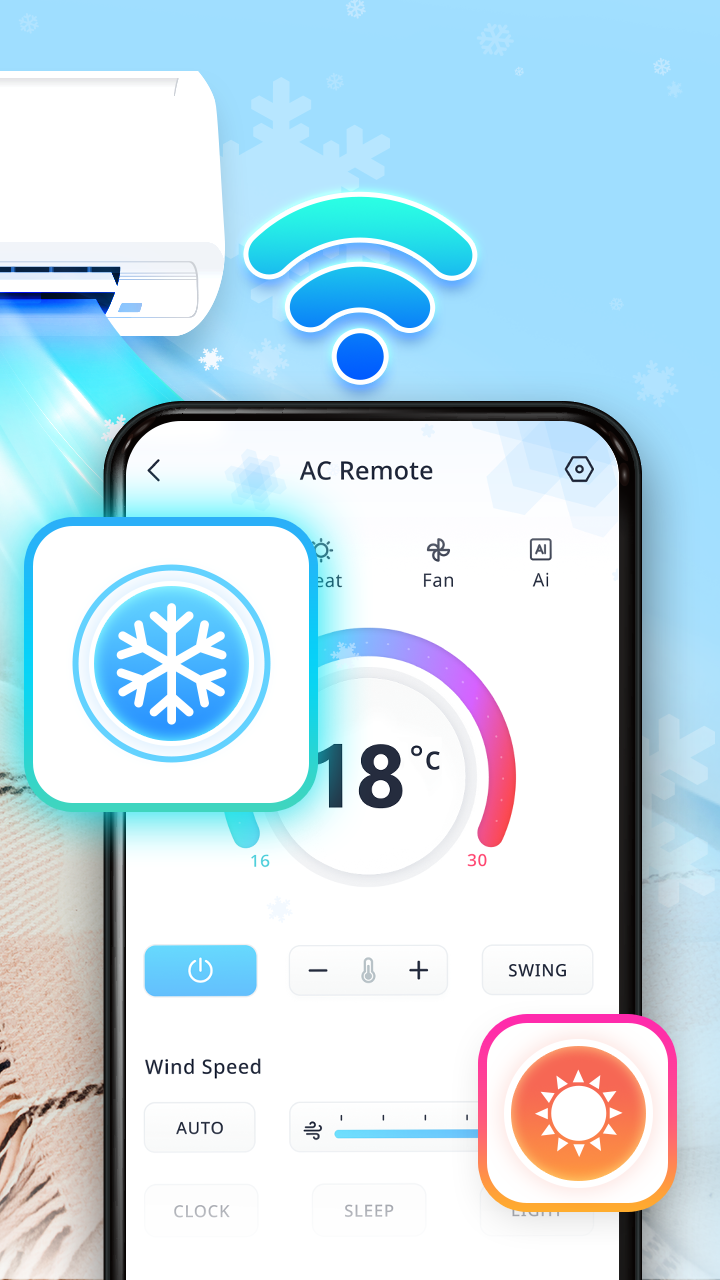 اسکرین شات 5 برنامه Universal AC remote control