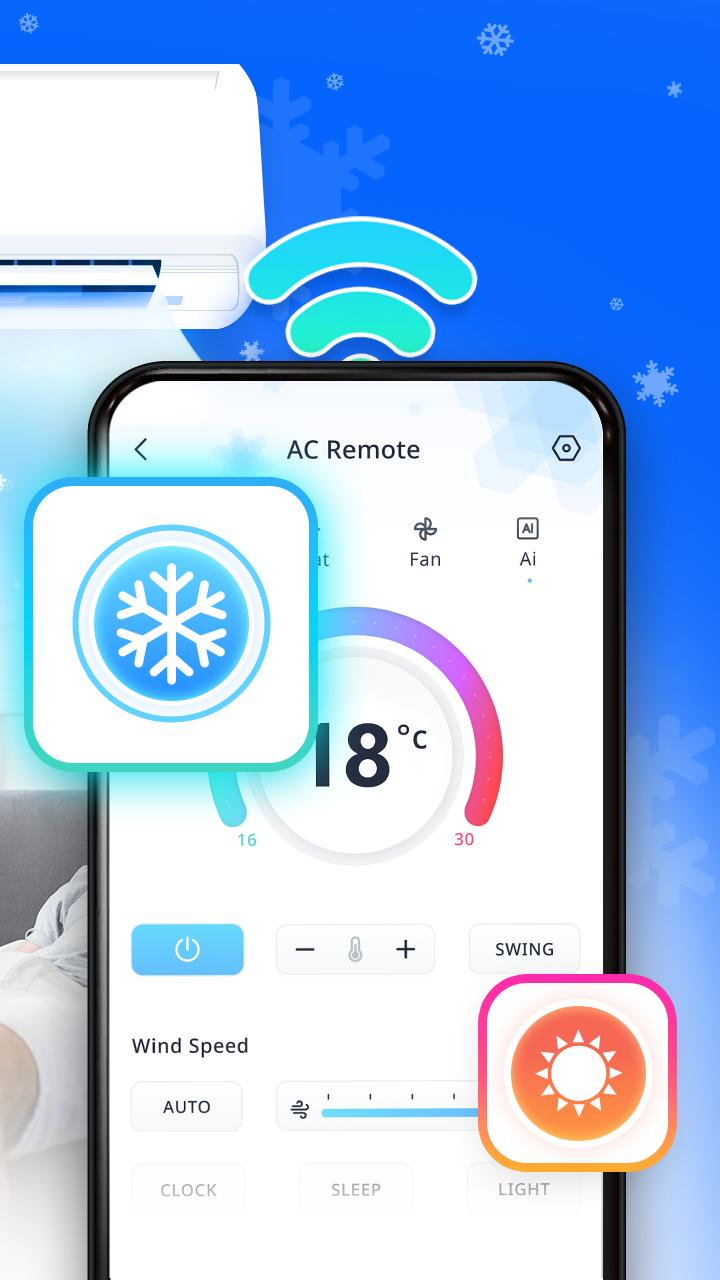 اسکرین شات 6 برنامه Universal AC remote control