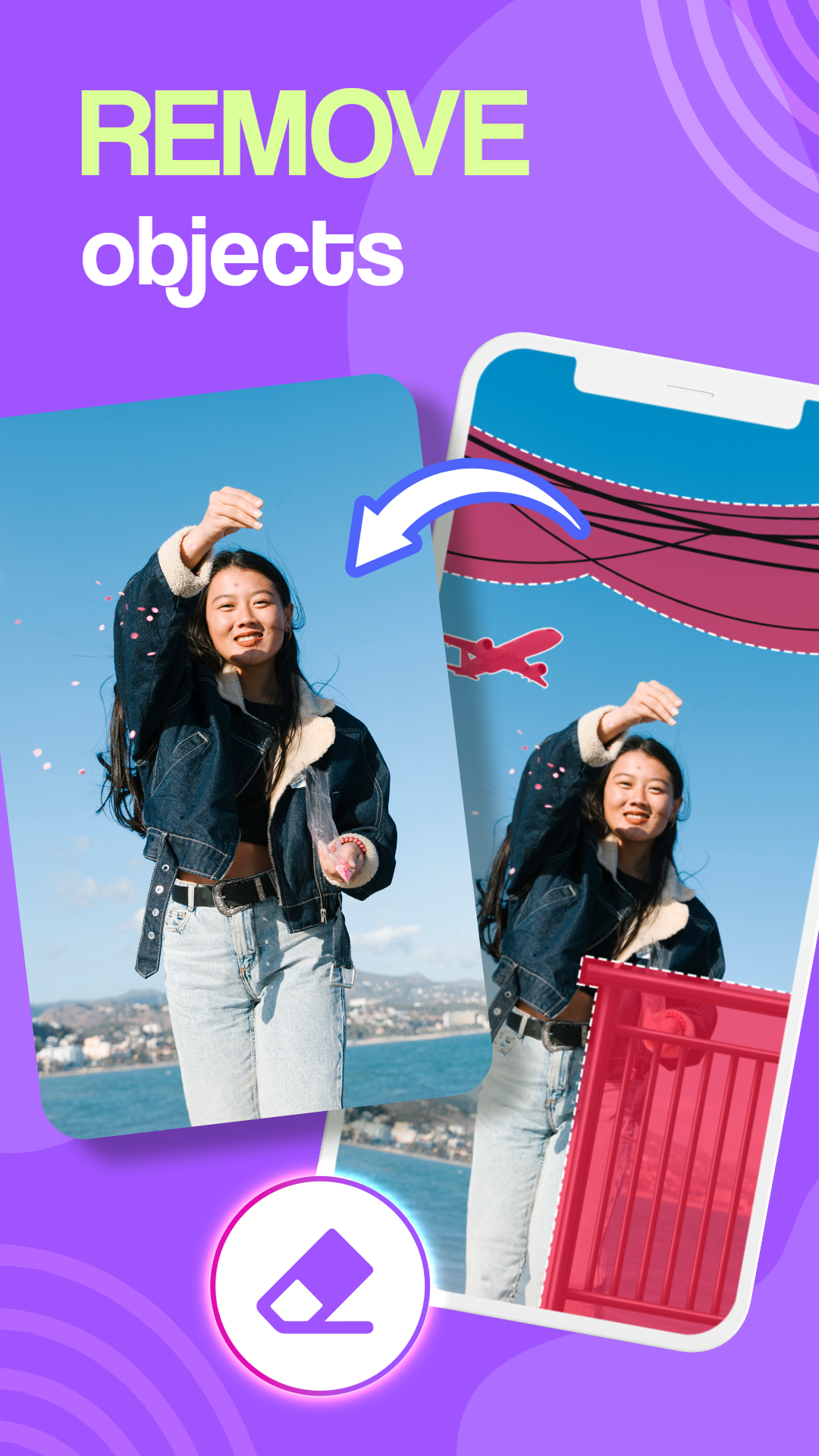 اسکرین شات 5 برنامه Eraser: Remove background