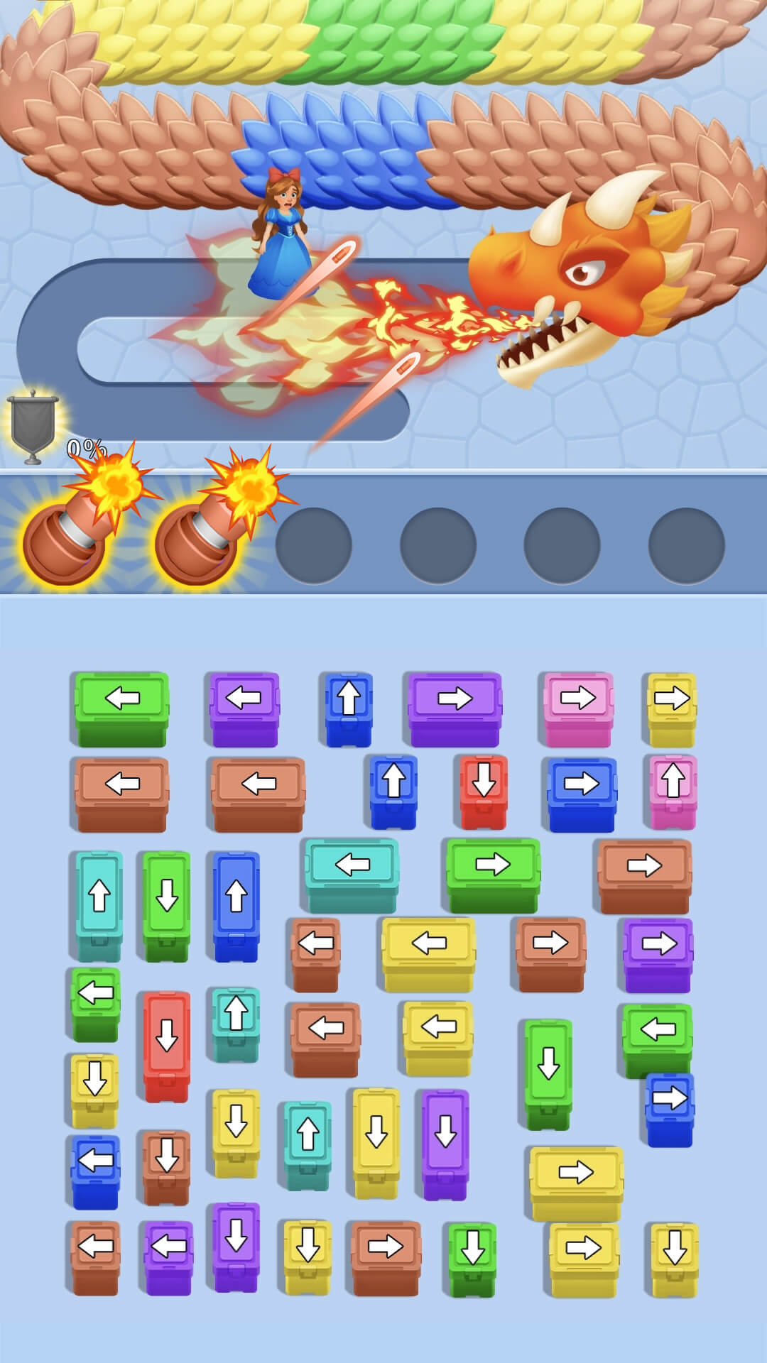 اسکرین شات 1 بازی Save the Girl: Dragon Puzzle