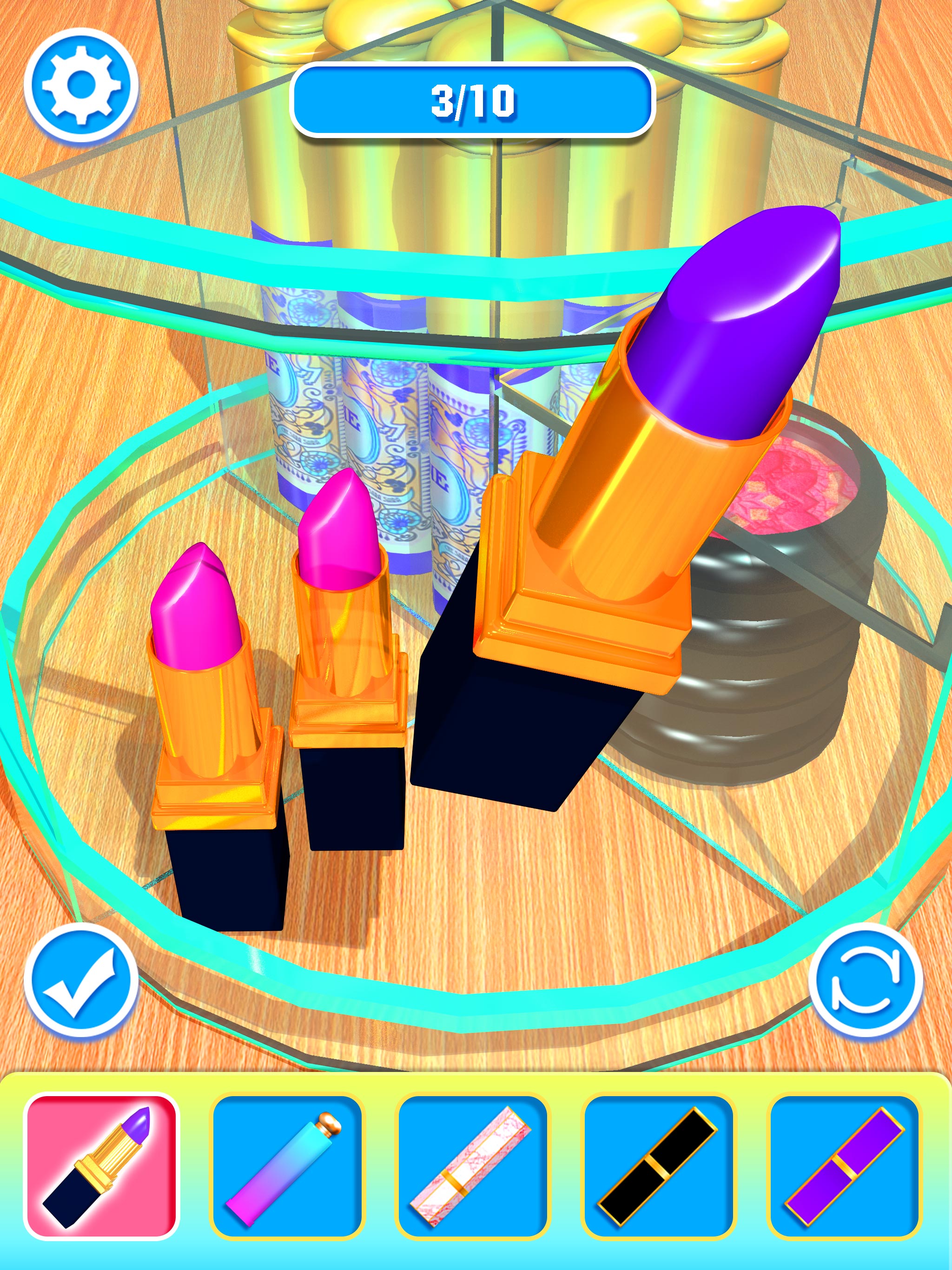 اسکرین شات 3 بازی Makeup Organizing: Girl Games