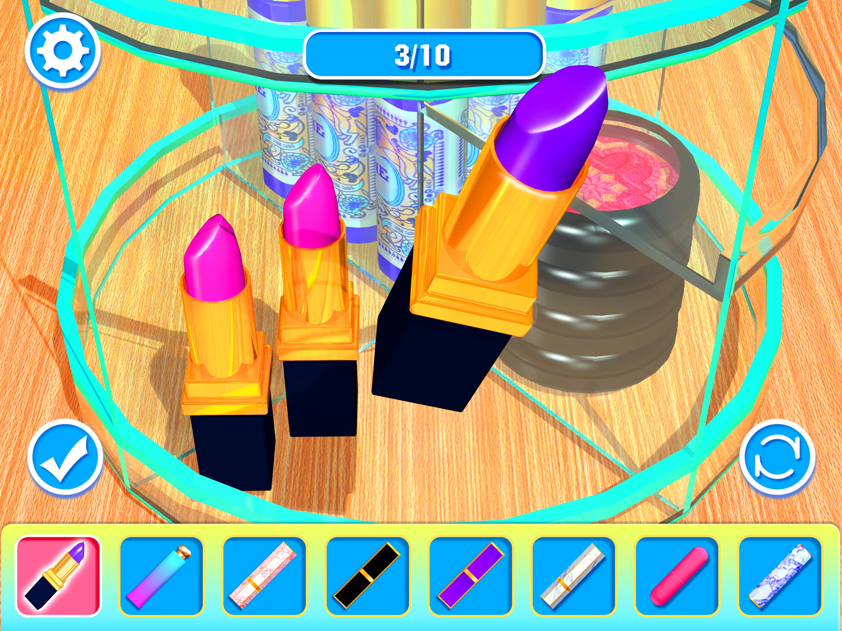 اسکرین شات 7 بازی Makeup Organizing: Girl Games