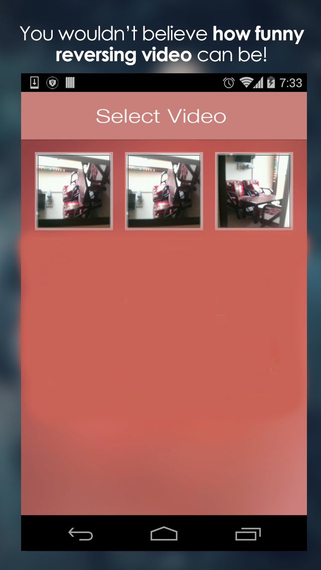 اسکرین شات 2 برنامه Reverse Video Fun Creater Edit