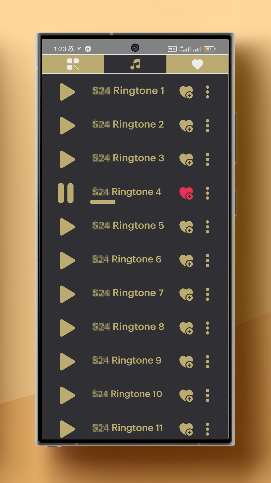 اسکرین شات 4 برنامه Ringtones for Galaxy S24 Ultra
