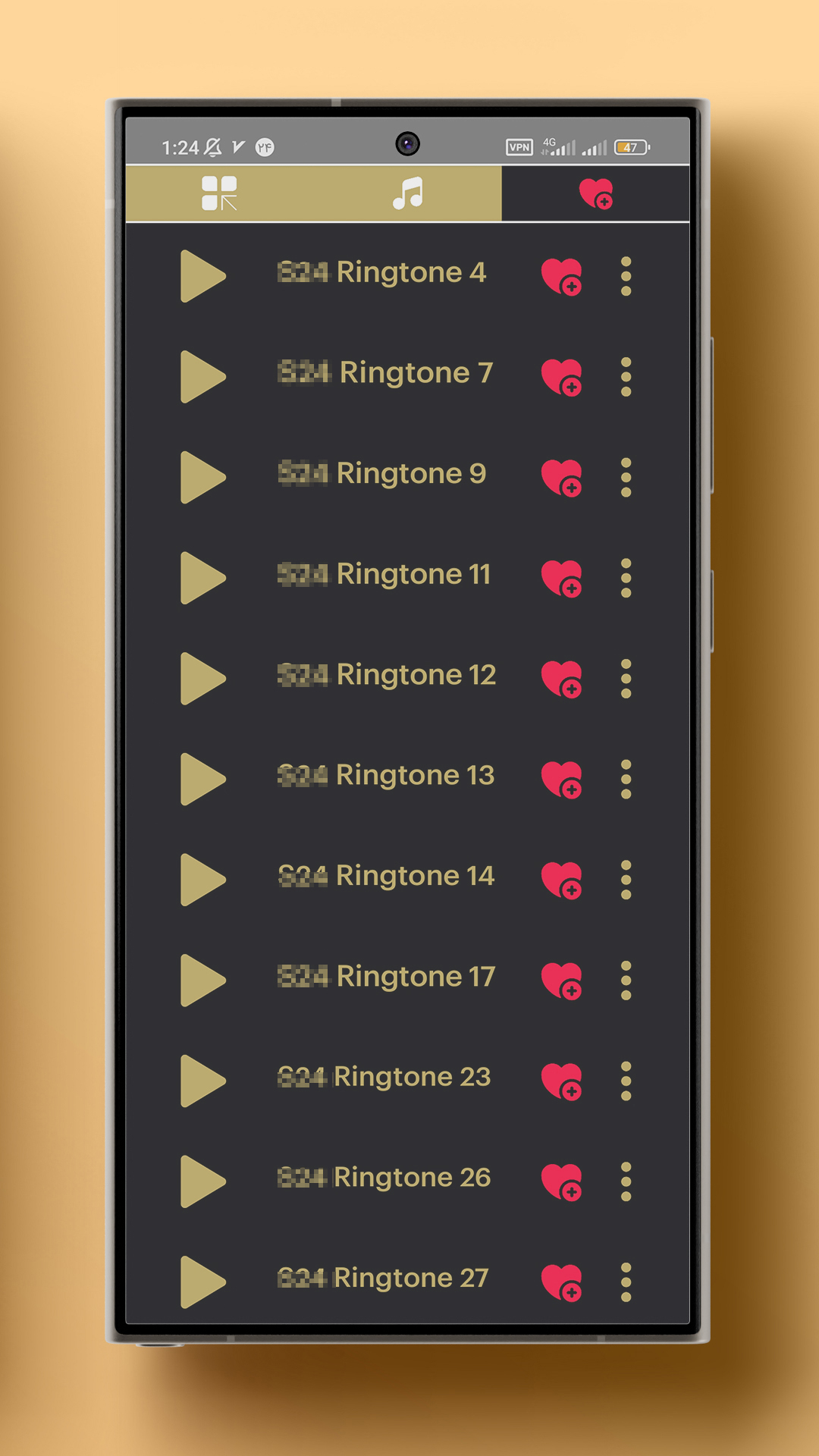اسکرین شات 6 برنامه Ringtones for Galaxy S24 Ultra