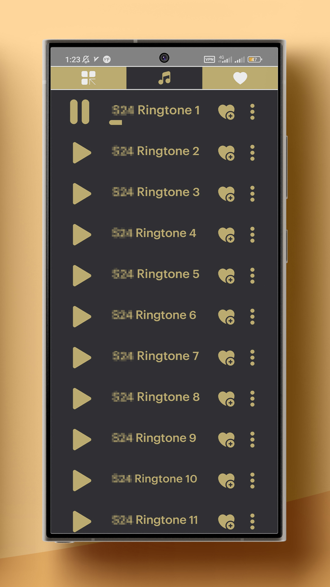 اسکرین شات 3 برنامه Ringtones for Galaxy S24 Ultra