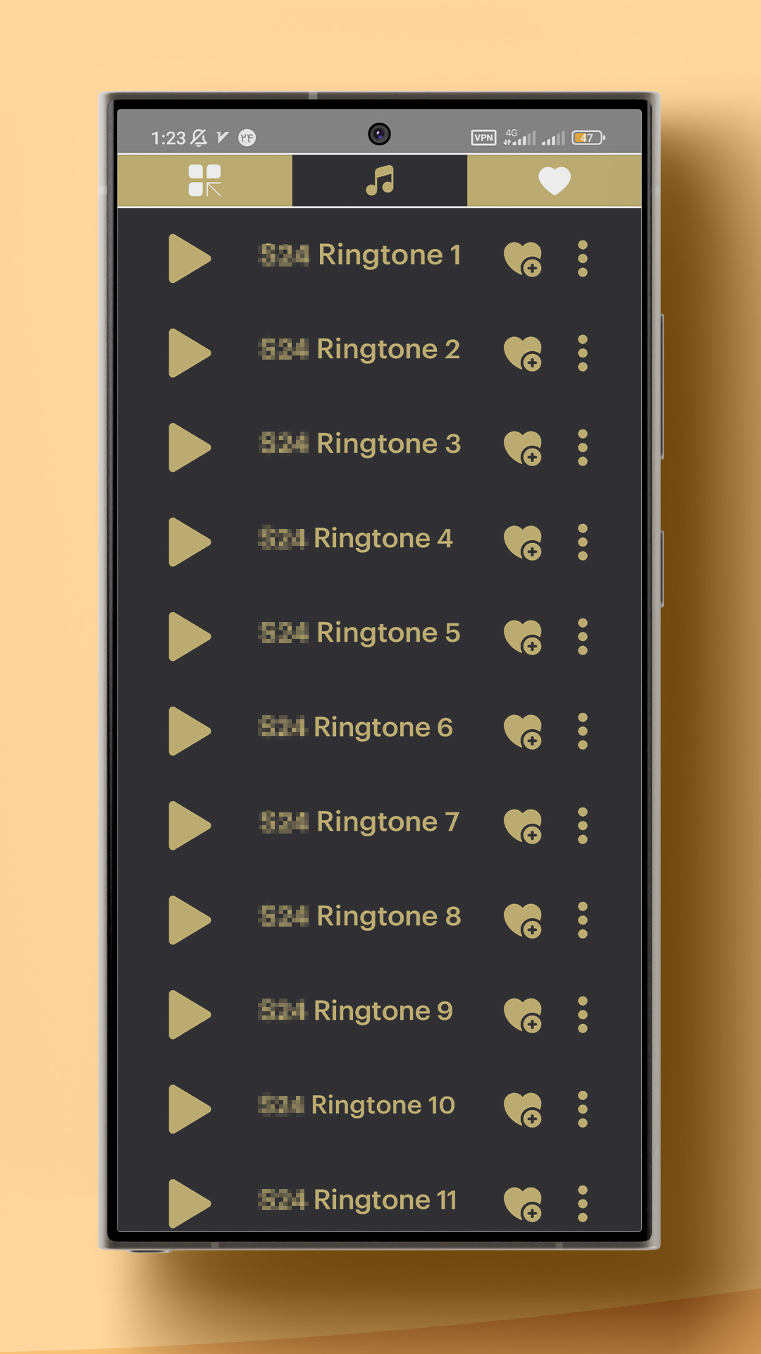 اسکرین شات 2 برنامه Ringtones for Galaxy S24 Ultra
