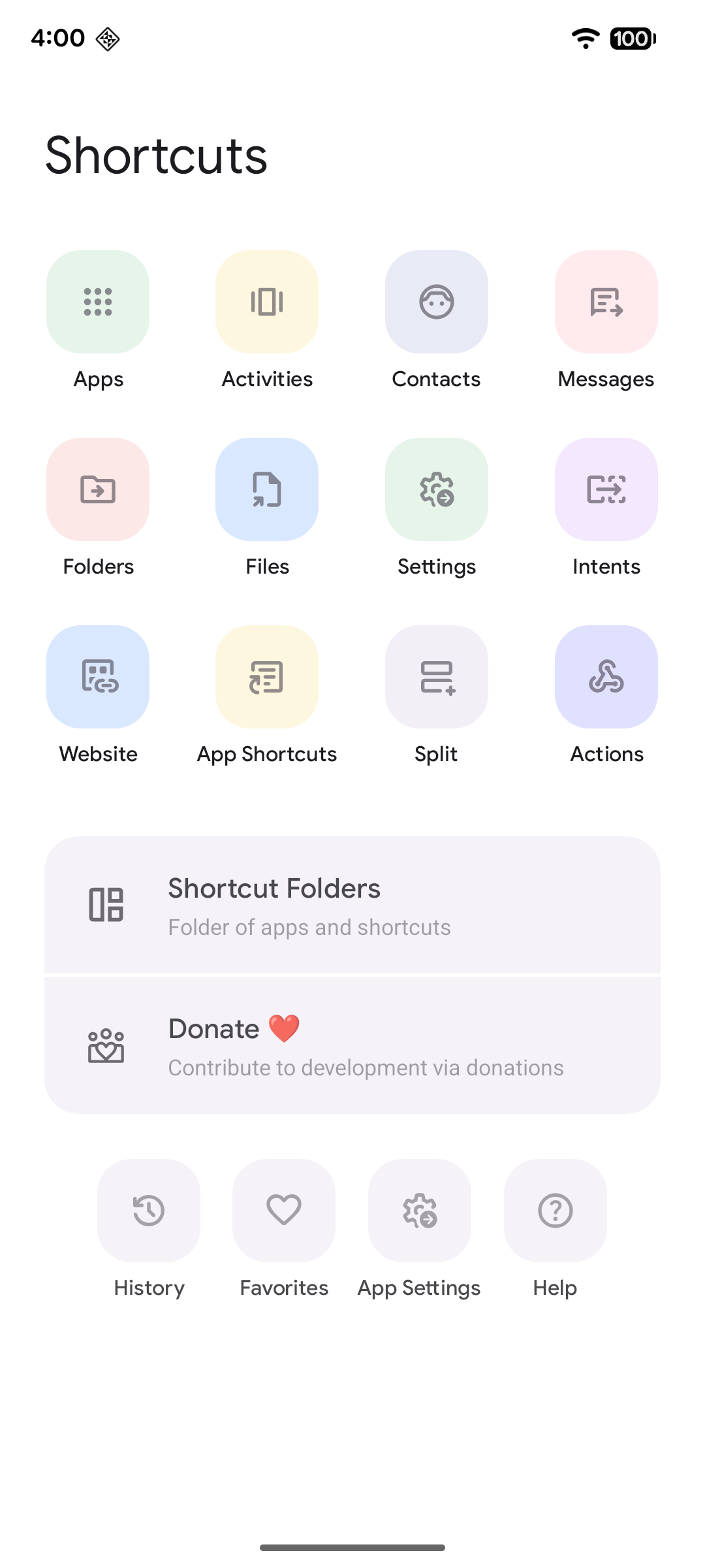 اسکرین شات 1 برنامه Shortcut Maker