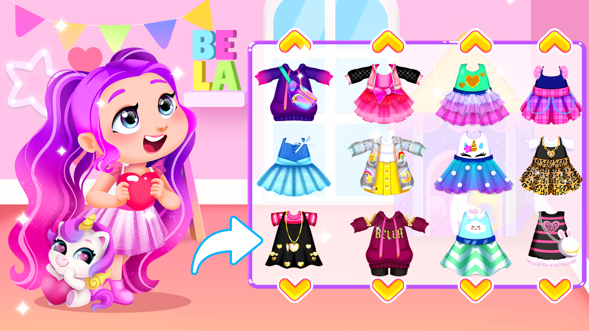 اسکرین شات 8 برنامه Hair Salon and Dress Up Girl