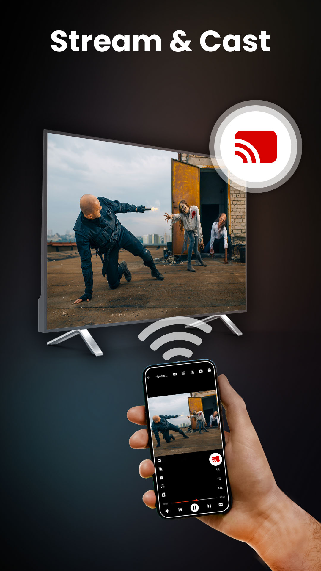 اسکرین شات 1 برنامه Video player - Play All Videos