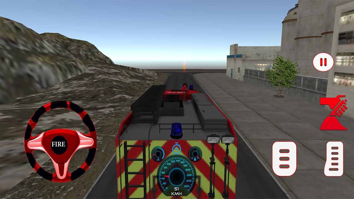 اسکرین شات 4 بازی بازی آتش نشانی | رانندگی ماشین