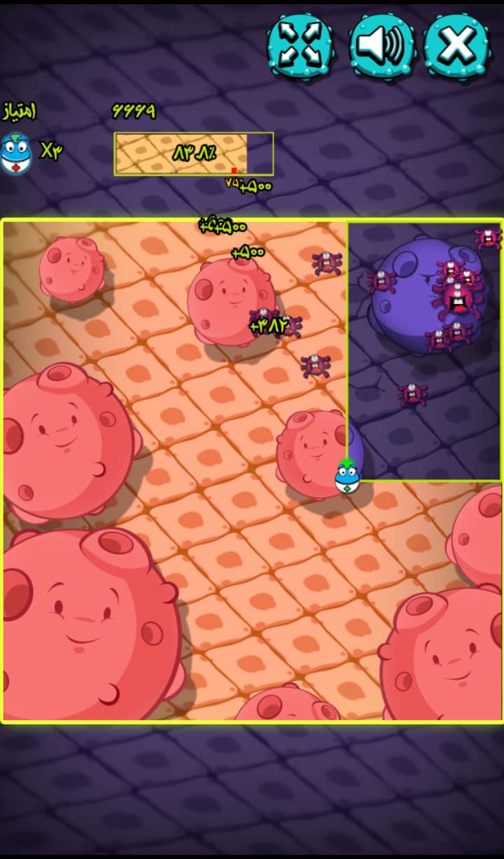 اسکرین شات 1 بازی ‏بازی مقابله با کرونا