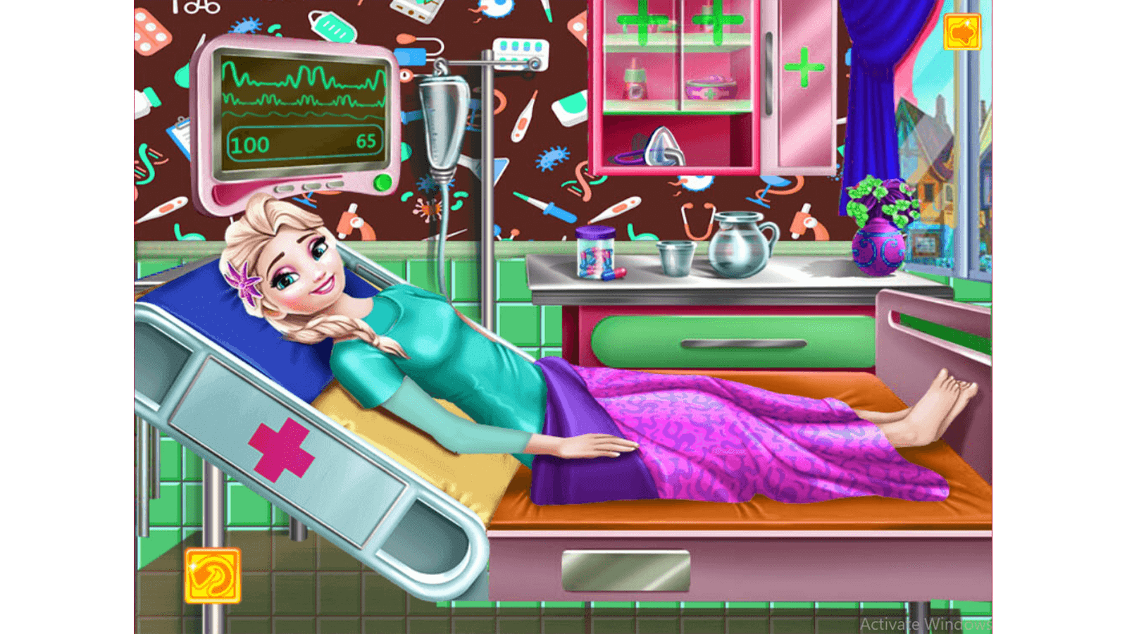 اسکرین شات 4 بازی بازی دخترانه اورژانس السا