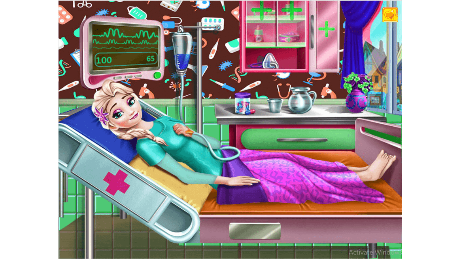 اسکرین شات 1 بازی بازی دخترانه اورژانس السا