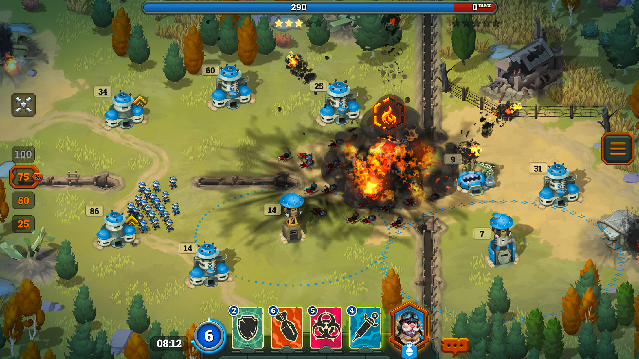 اسکرین شات 2 بازی Bunker Wars: WW1 RTS Game