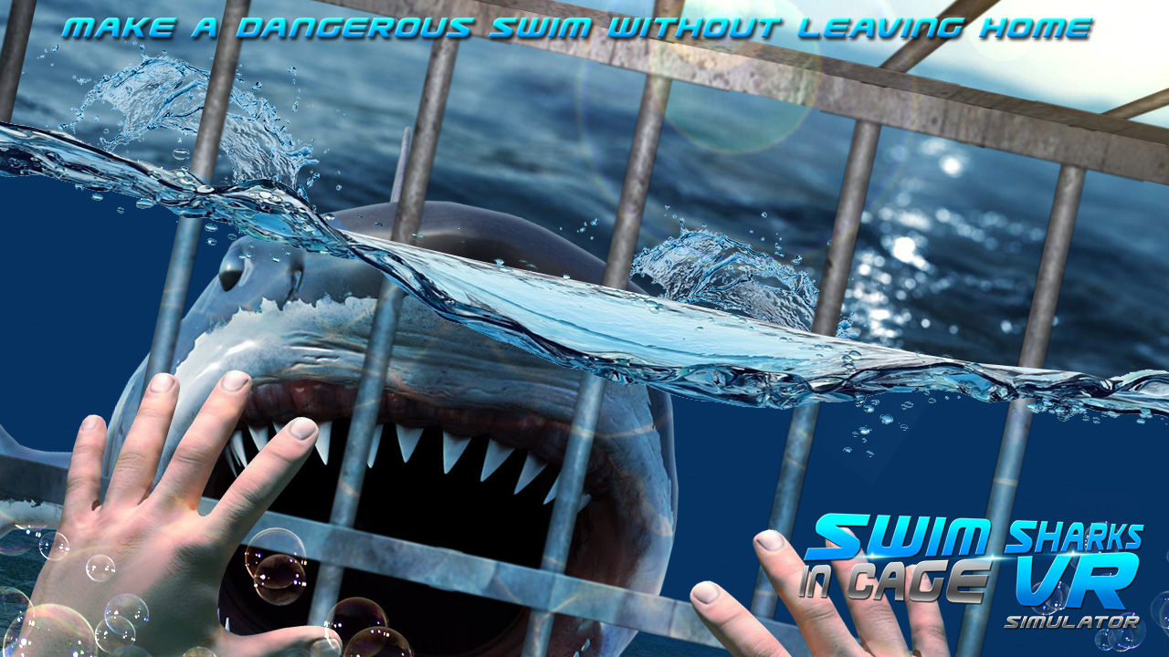 اسکرین شات 2 بازی Swim Sharks  Cage VR Simulator