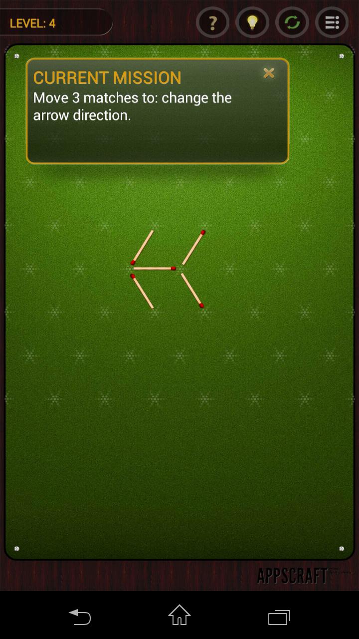 اسکرین شات 2 بازی Matchsticks puzzle game