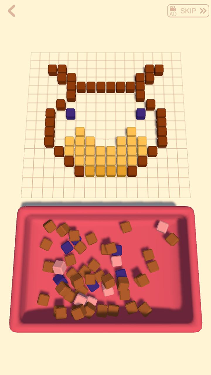 اسکرین شات 7 بازی Cubes Art - Assemble object un