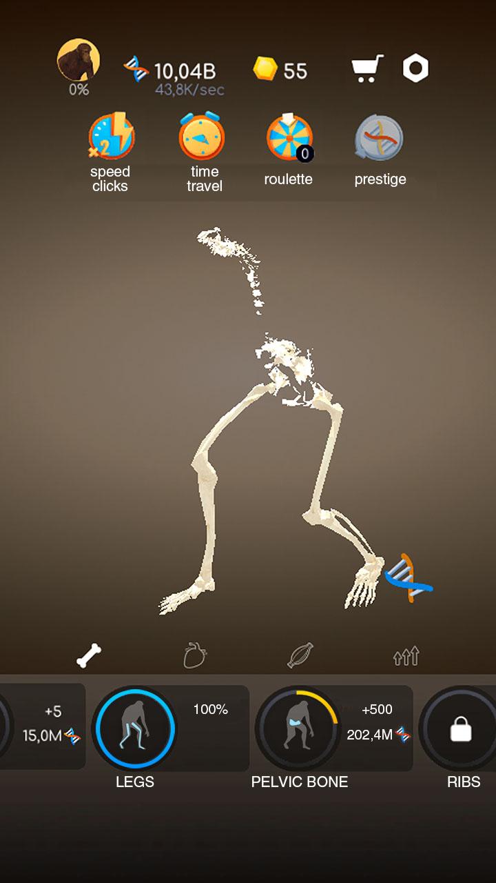 اسکرین شات 5 بازی Idle Evolution - Cell to Human