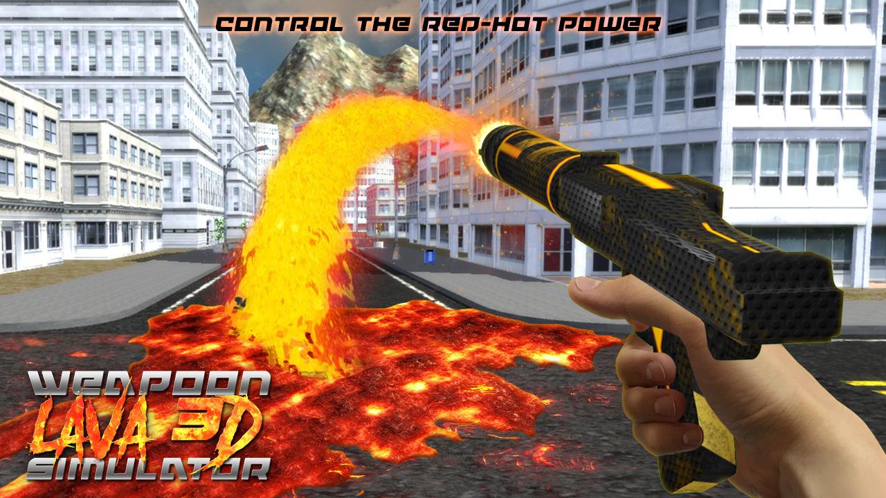 اسکرین شات 3 بازی Weapon Lava 3D Simulator