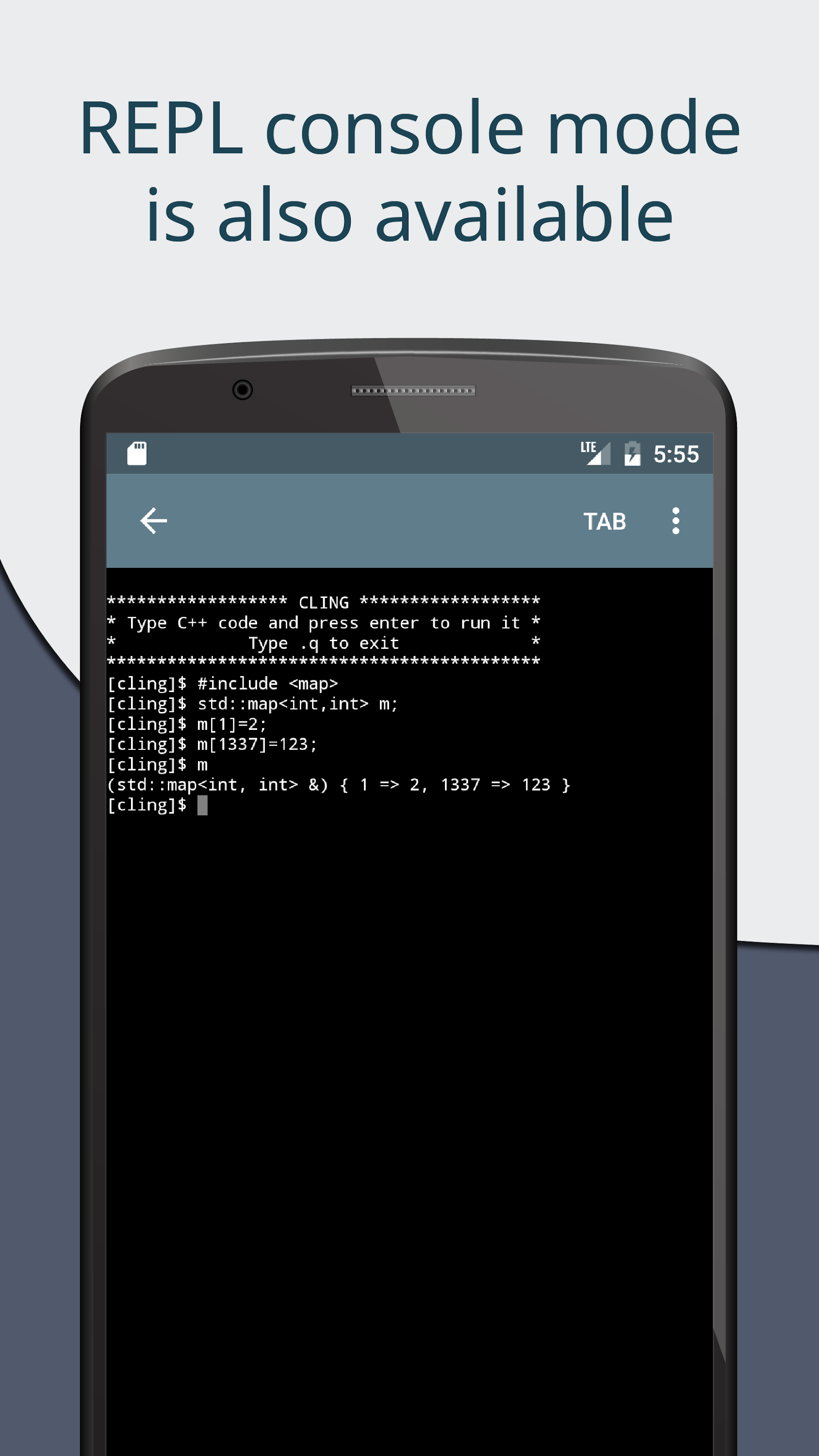 اسکرین شات 8 برنامه Cxxdroid - C/C++ compiler IDE